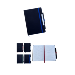 A 5 Dateless Hard Bound Notebook with Pen