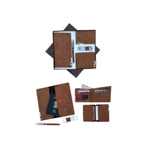 Gift Set ( 5-in-1) Unisex Mobile & Travel Wallet | Mens Wallet | Card Case