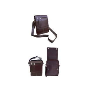 Cross Shoulder Sling Bag - Genuine Leather