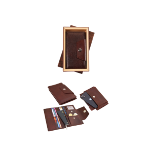 Unisex Wallet with Mobile Pocket- Genuine Leather