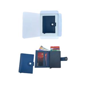 RFID Pop-up Card Case - Genuine Leather