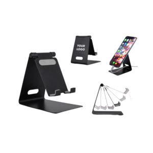 Metal mobile stand with top adjustable neck | Oval cable slot