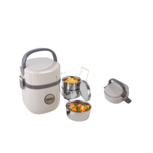 Bento Travel Lunch box with 3 Steel containers & Lifter | Press
Lock mechanism