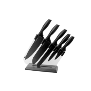 Kitchen Queen Knife Set of 5 Pcs With Stand