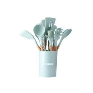 Silicone Cooking Spatula With Wooden Handle