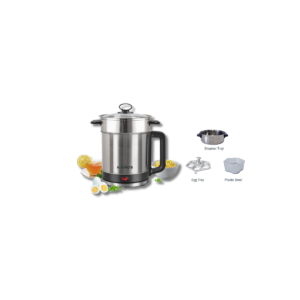 MultiServe Kettle 1.5L Multi-Cook Kettle with Steamer