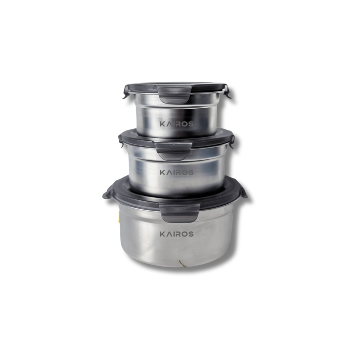 Fresh Seal Trio Stainless Steel Containers Set of 3