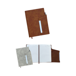 A 5 Dateless Hard Bound Notebook with Metal Pen