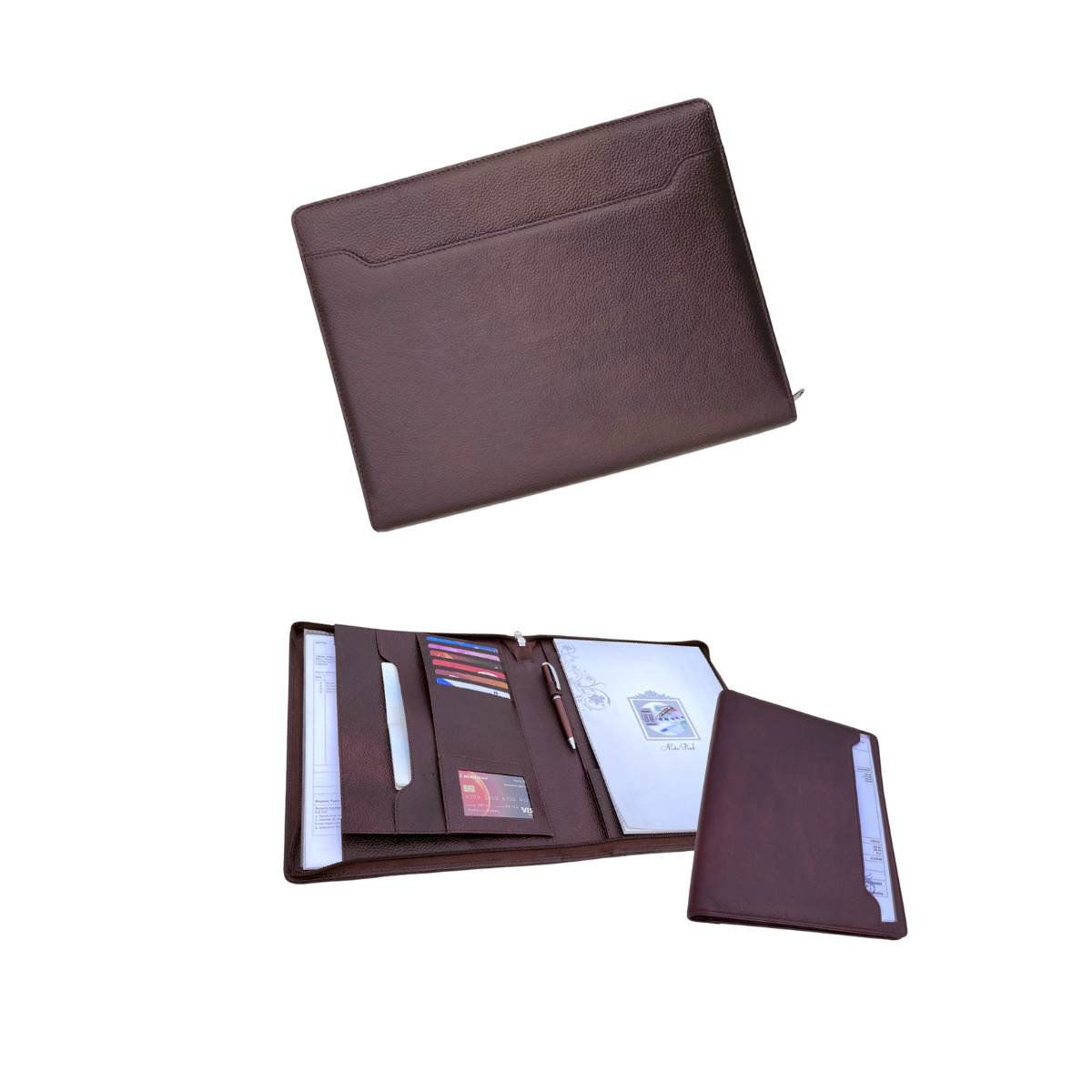 A4 Zipper Folder with Multiple Sections