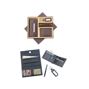 Gift Set ( 4-in-1) Ladies Wallet | Gents Wallet | Key Ring with Dog Hook
