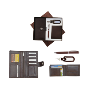 Gift Set ( 4-in-1) Ladies Wallet | Gents Wallet | Key Ring with Dog Hook