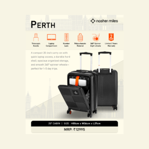 Perth – Compact Cabin Trolley Bag