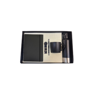 Complete Work Kit – Steel Bottle, Notebook, Mug, Pen & Keychain