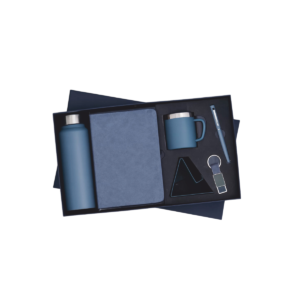 Hamply NX-601 – 6-in-1 Diary, Pen, Keychain, Steel Bottle (750ml), Steel Cup (200ml) & Mobile Stand Set