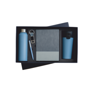 Hamply NX-501 (Olive) – 5-in-1 Flask, Bottle, Pen, Keychain & Diary Set