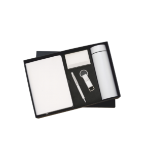 Hamply ZX-523 – 5-in-1 Diary, Pen, Keychain, Card Holder & Steel Bottle Set