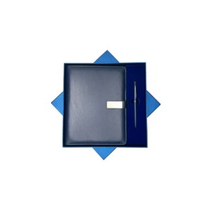 2-in-1 Premium Planner Diary & Pen Gift Set with Card Holder Organizer