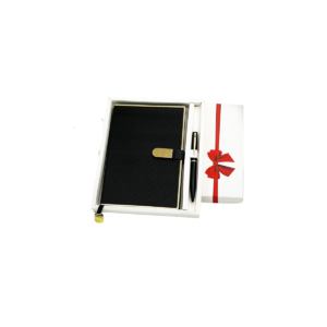 2-in-1 A5 Notebook Diary & Metal Ball Pen Gift Set with Magnetic Closure & Gift Box
