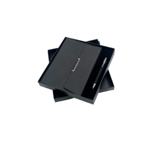 2-in-1 Multifunctional PU Planner Diary & Metal Ball Pen Gift Set with Card Holder Organizer