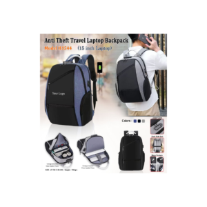 Anti-Theft Travel Laptop Backpack with USB Charging Port & Multiple Compartments