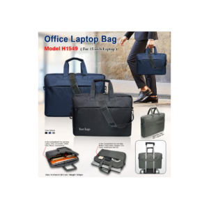 Office Laptop Bag with Spacious Compartments, Shoulder Strap & Travel-Friendly Design