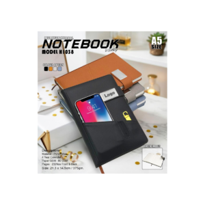 A5 Multifunctional Notebook Diary with Mobile Pocket, Card Slots & Magnetic Strap