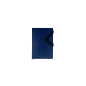 A5 Notebook Diary with Elastic Strap & Bookmark – Premium PU Leather Journal for Office & Personal Use