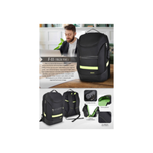 F-11 Tech Toe Laptop Backpack – Smart Office & Travel Bag