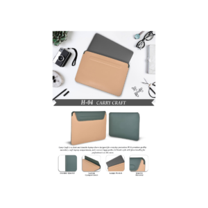 H-04 Carry Craft Laptop Sleeve – Premium Minimalist Case