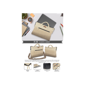 H-06 Easy Carry Laptop Sleeve Bag – Lightweight Handheld Case with Zipper Pocket
