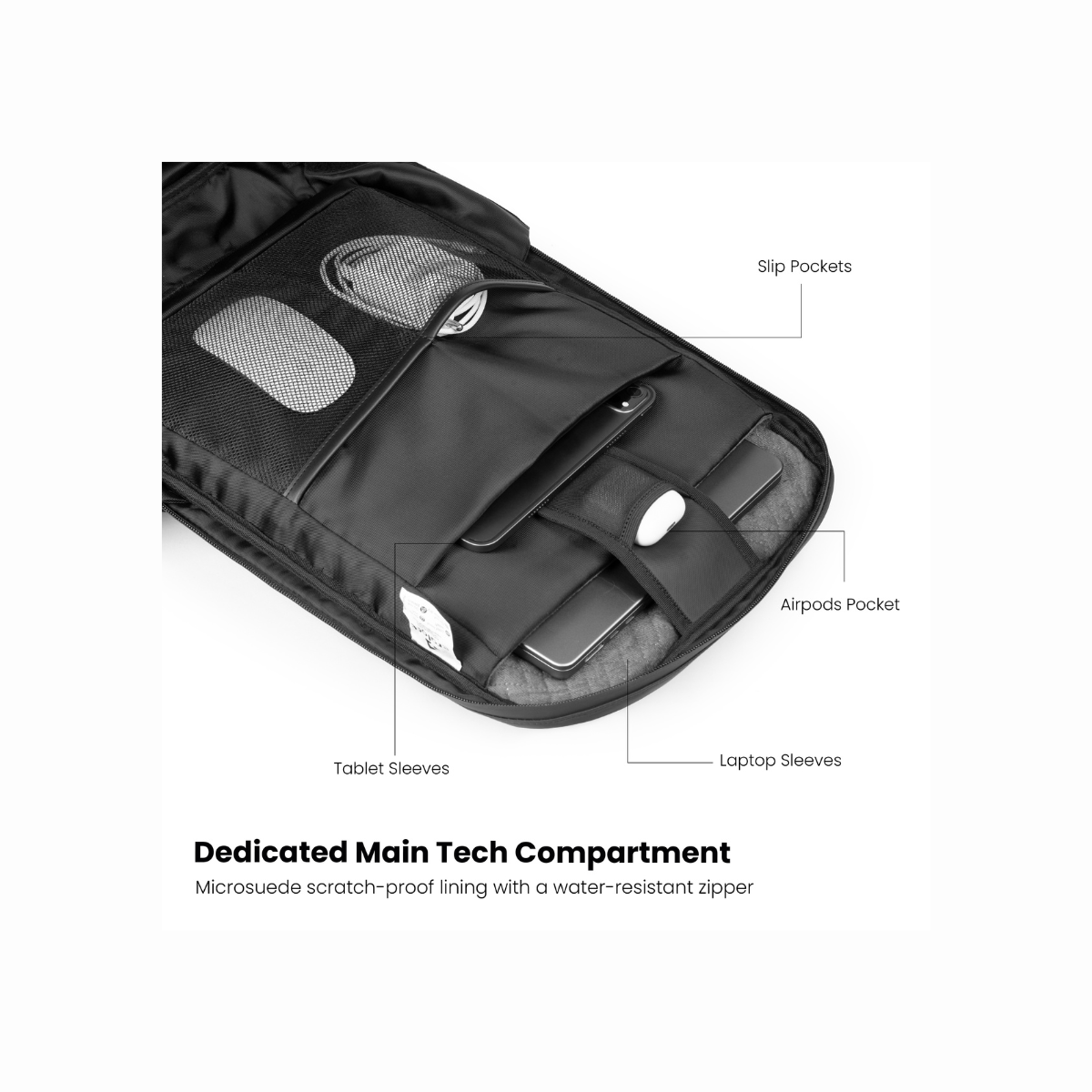 The Orbit CB5 Premium Laptop Backpack – Minimalist, Anti-Theft Design - Image 2