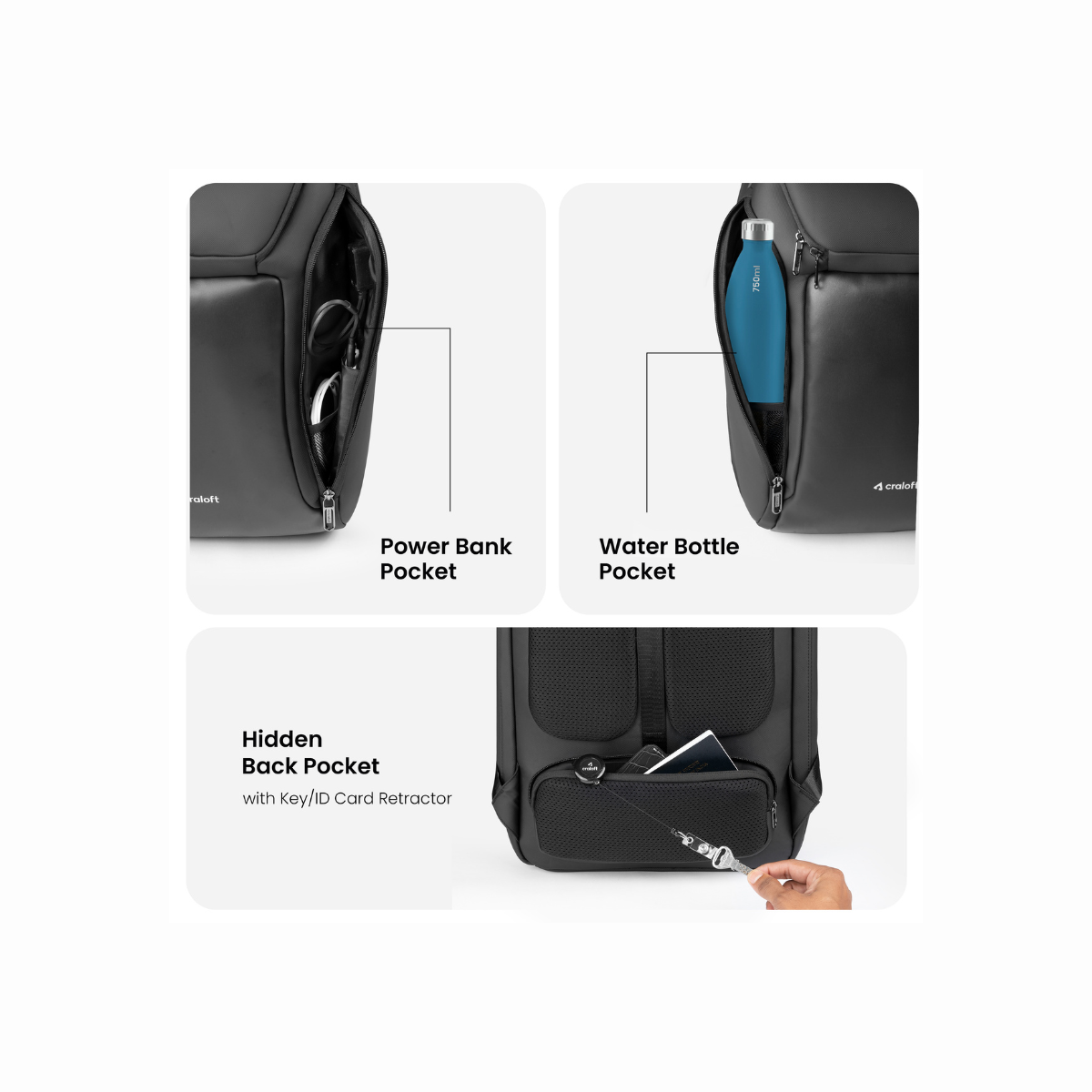 The Orbit CB5 Premium Laptop Backpack – Minimalist, Anti-Theft Design - Image 3