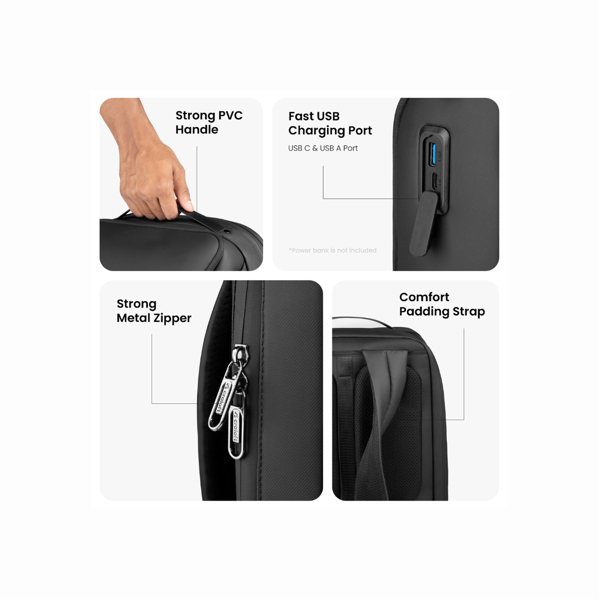 The Orbit CB5 Premium Laptop Backpack – Minimalist, Anti-Theft Design - Image 4