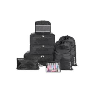 JourneyLuxe V1 Travel Organizer Set – Premium 6-in-1 Packing Cubes & Storage Bags for Luggage Organization