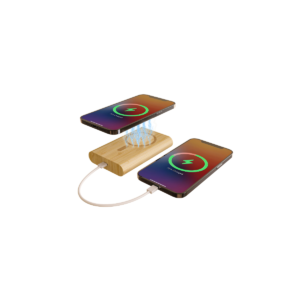 Juniper 2.0 Fast Wireless Bamboo Charger – 15W Qi-Certified Charging Pad for iPhone & Android