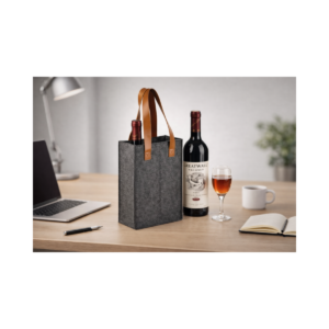 Bottle Cover with Handle | Protective Wine/Water Bottle Carrier | Durable & Lightweight Travel Sleeve (3.5 x 9 x 27 cm)
