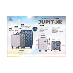 Jupiter Hard Top Trolley Luggage | Cabin & Check-in Suitcases (55cm, 65cm, 75cm)