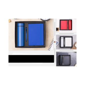 Premium 3-in-1 Gift Set with Stainless Steel Bottle, Notebook & Pen | Stylish Corporate Office Gift Combo