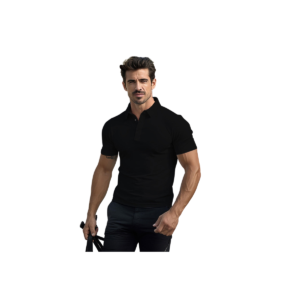 HighO2 Spirit Collar Polo T-Shirt for Men – 100% Polyester Matte Finish, Moisture Wicking, Contemporary Fit