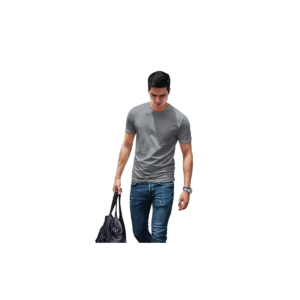 Ruffty DTG Round Neck T-Shirt for Men – 100% Ring-Spun Cotton, Bio-Wash Fabric, Pre-Shrunk, Soft Feel