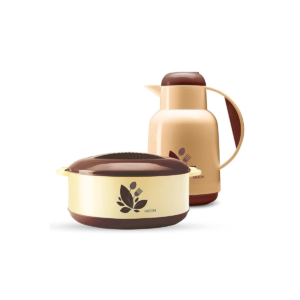 Orchid Casserole Gift Set with Flask – Premium Hot & Cold Serve Combo Set (Ideal for Corporate Gifting)