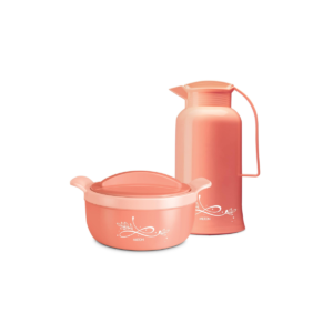 Crave Casserole & Crystal Flask Gift Set – Premium Hot & Cold Serve Combo Set for Corporate Gifting