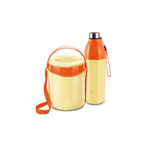 Econa 3-Tiffin & Hexone Bottle Gift Set – Insulated Lunch Box & Water Bottle Combo for Corporate Gifting