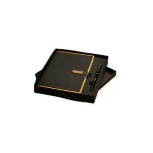 Premium Executive Notebook & Pen Gift Set – Textured Hardbound Diary Combo
