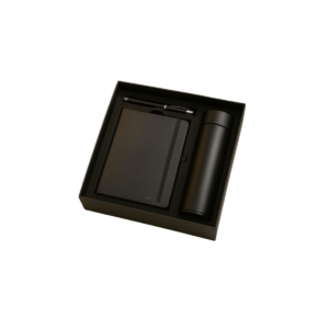 Premium 3-in-1 Corporate Gift Set with Notebook, Vacuum Flask & Metal Pen