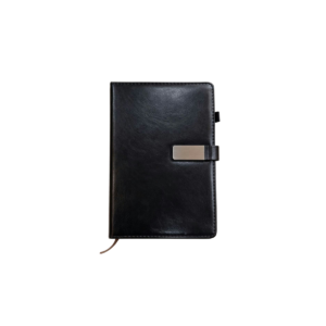 Premium Leatherette Organizer Diary with Metal Strap Closure