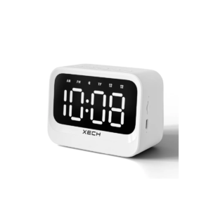 XECH EON Digital Clock Speaker with Bluetooth, Dual Alarm, Hi-Fidelity Sound, Auto Time Sync