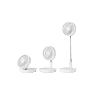 XECH Air Storm II Rechargeable Foldable Table Fan with Telescopic Height, 3 Speed Modes