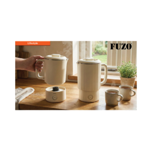 Portable Electric Kettle & Cook Pot with Dual Voltage, Stainless Steel Interior