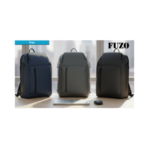 FUZO Transit Premium Laptop Backpack with Anti-Theft Design, Quick Access Pocket, USB Charging Port